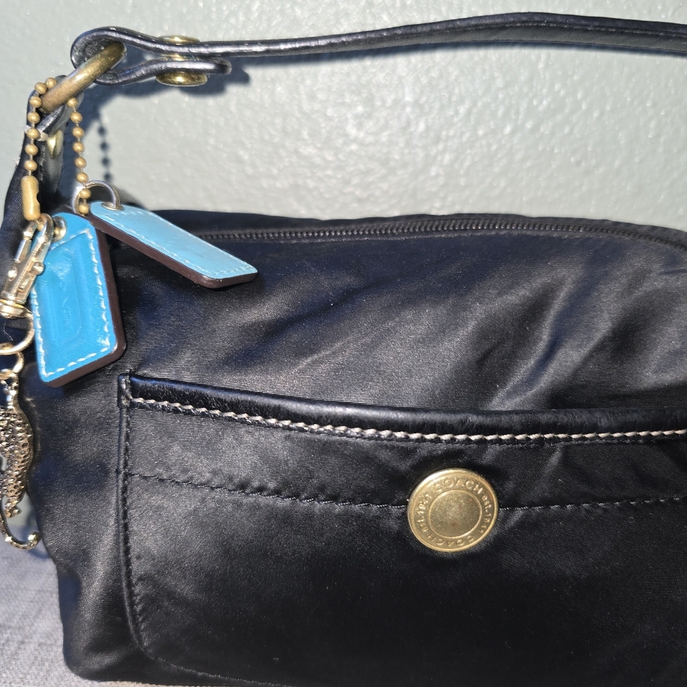 Vintage Coach Mini Hampton Bag Euc - Picture 2 of 5